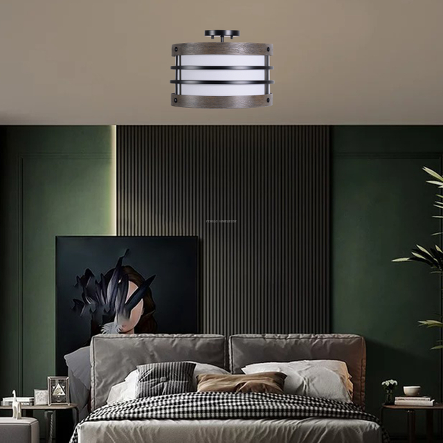 FL-018CL Industrial Caged Ceiling Light